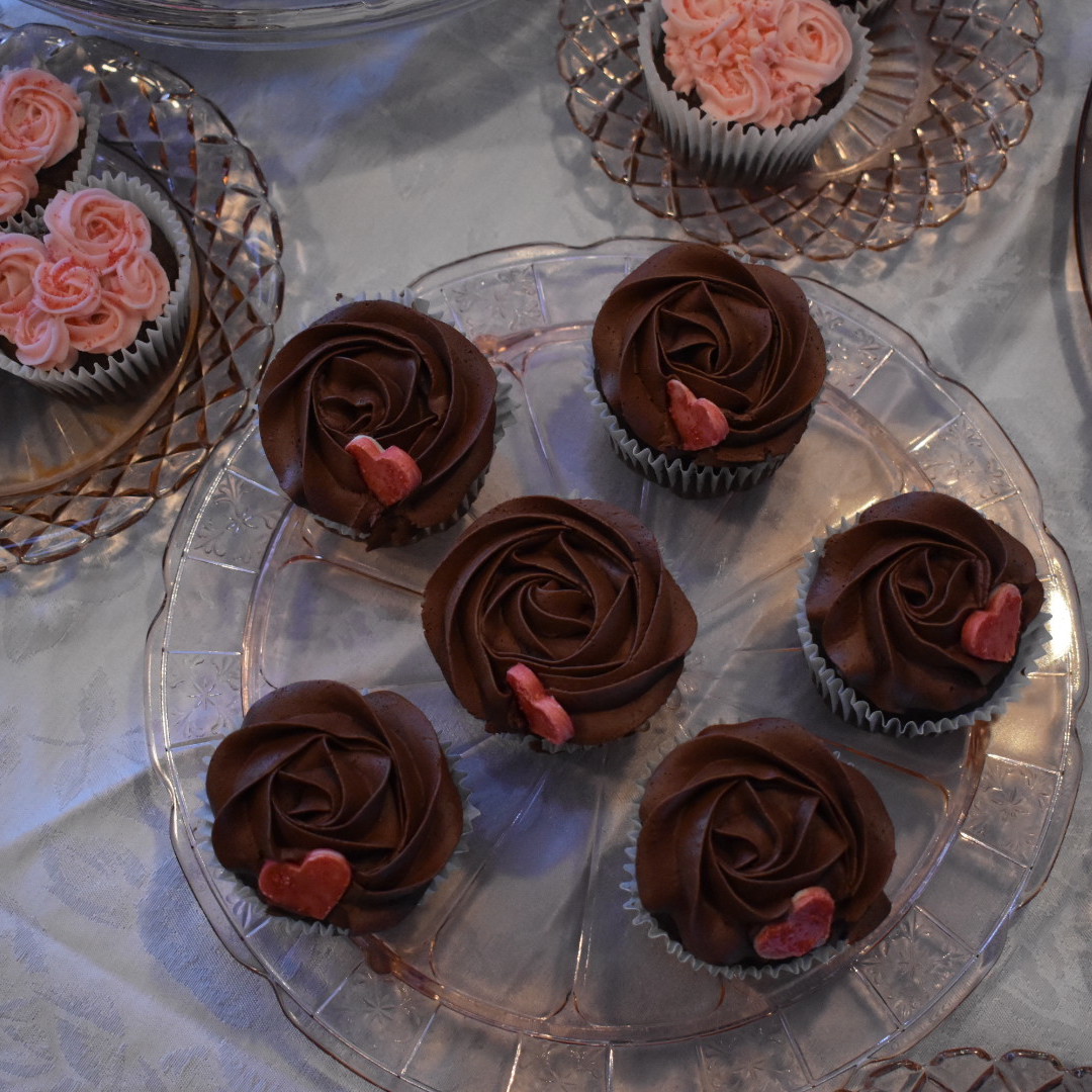 chocolate cupcakes for valentines day